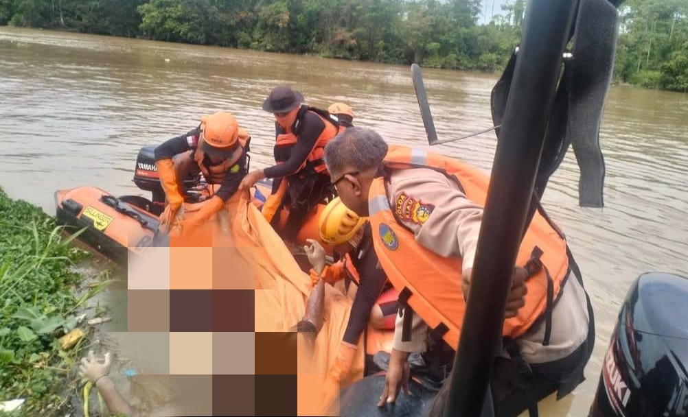 Remaja tenggelam di Sungai Siak ditemukan meninggal dunia (foto/ist)