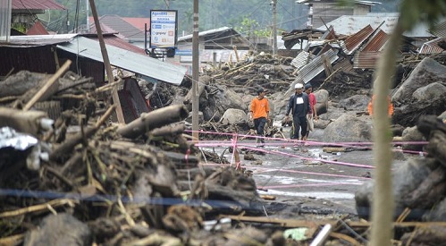 Bencana hidrometeorologi di Sumbar.(ilustrasi/int)