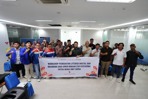 Pertamina Patra Niaga Kilang Dumai mendorong UMKM perluas akses pasar lewat digitalisasi (foto/int)