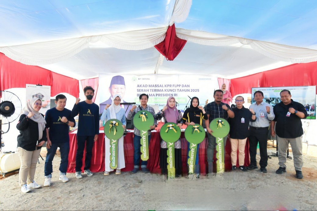 Dukung program pemerintah Prabowo-Gibran, BRK Syariah akad massal KPR FLPP (foto/ist)