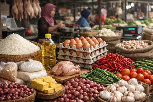 Harga sembako di Pasar Tangor Pekanbaru meroket.(ilustrasi/int)