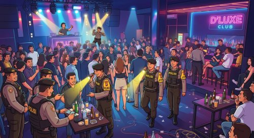 DPRD Pekanbaru dukung Perda hiburan malam.(ilustrasi/gemini AI/halloriau.com)