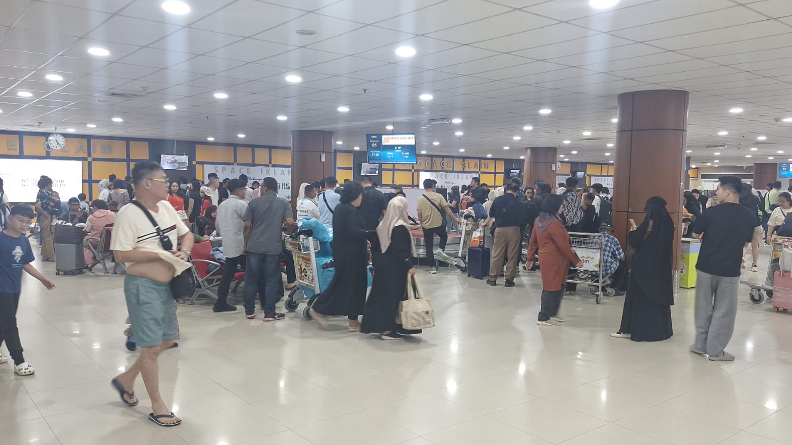 Bandara SSK II Pekanbaru layani 218 ribu penumpang selama momen Lebaran Idulfitri 2026 (foto/ist)