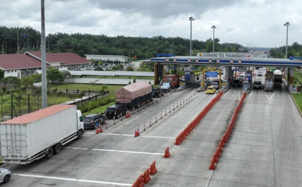 Truk besar dilarang melintas di Tol Pekanbaru–Dumai mulai 13 Maret (foto/ist)