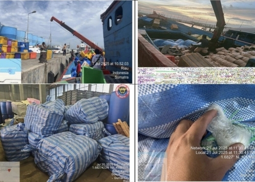Bea Cukai Dumai Tindak Kapal Pembawa Barang Melebihi Batas Ketentuan, Termasuk MMEA dan Obat-obatan. (Foto: Bambang)