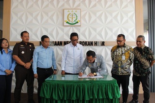 Pemkab Rokan Hilir menggandeng Kejaksaan Negeri untuk memulihkan aset daerah. (Foto: Afrizal)