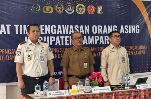 Kegiatan rapat TIMPORA di Kampar.(foto: istimewa)