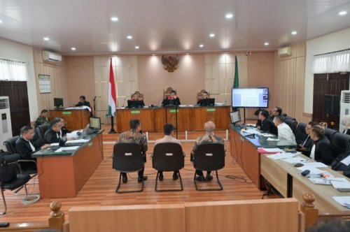 Sidang lanjutan Gubernur Riau nonaktif Abdul Wahid (foto/ist)