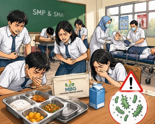 Ilustrasi MBG. (Foto: AI)