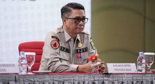 Kalaksa BPBD Riau, Edy Afrizal.(foto: int)