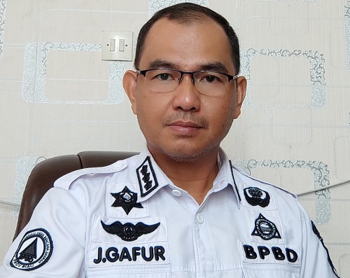 Kabid Kedaruratan dan Logistik BPBD Damkar Riau, Jim Gafur yang juga calon Kadiskominfotik Riau.(foto: sri/halloriau.com)