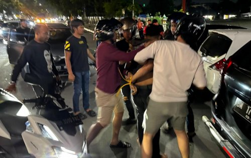 Penangkapan 3 kurir narkoba di Bengkalis.(foto: mcr)
