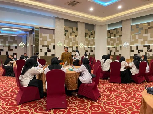 Pelatihan Antenatal Care dan Skrining Hipotiroid Kongenital bagi Bidan di Fasilitas Kesehatan Tingkat Pertama, hasil kerja sama Balai Pelatihan Kesehatan Provinsi Riau CD RAPP.