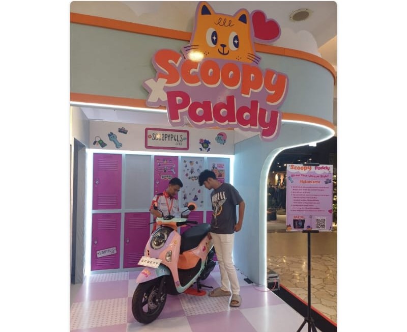 CDN Riau hadirkan booth Scoopy x Paddy di Mal SKA Pekanbaru (foto/ist)