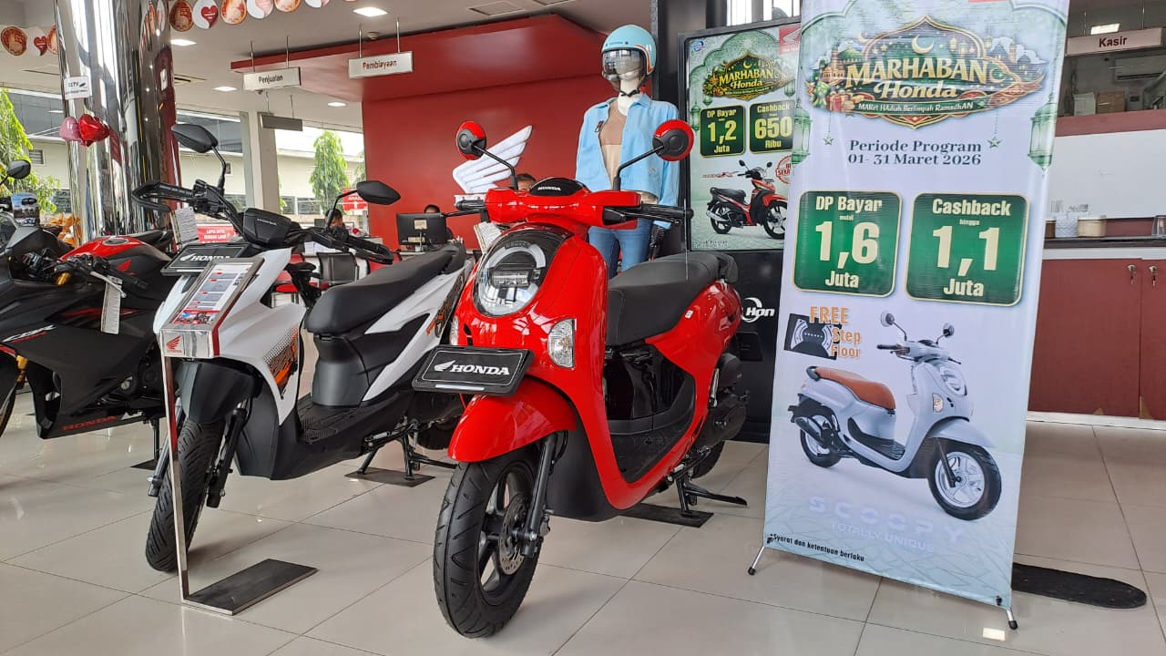 Honda MARHABAN hadirkan DP ringan dan cashback melimpah, sambut Ramadan dengan motor impian (foto/ist)