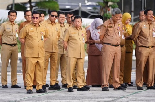 ASN Pemprov Riau mulai terapkan WFH setiap hari Jumat.(foto: mcr)