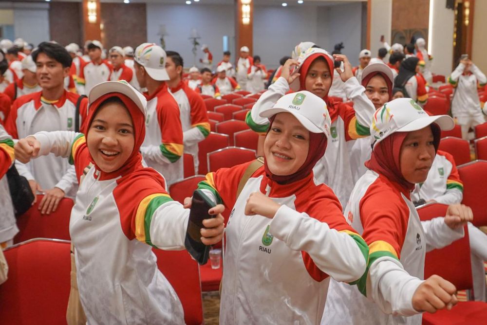 Bonus atlet dan pelatih PON XXI Riau Rp10 miliar lebih dicairkan bertahap (foto/MCRiau)