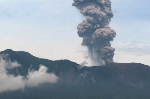 Erupsi Marapi.(ilustrasi/int)