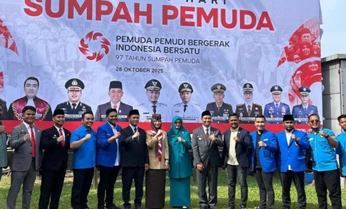 Wako Pekanbaru, Agung Nugroho ajak pemuda aktif berkontribusi dalam pembangunan kota (foto/Tata)