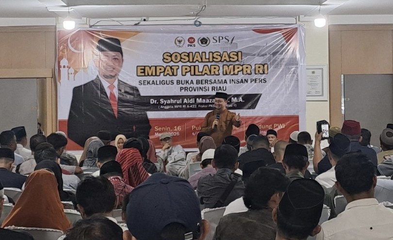Syahrul Aidi Maazat sebut empat pilar harus hadir nyata untuk fakir miskin (foto/riki)