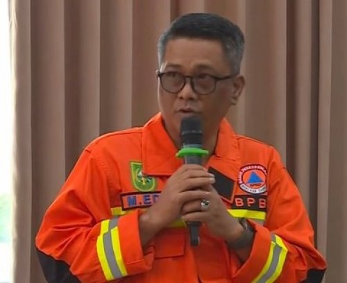 Kepala BPBD Damkar Provinsi Riau, M. Edy Afrizal 