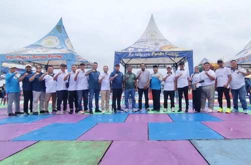 309 Atlet Ramaikan Kejuaraan Renang Bupati Rohil Cup 2025.(foto: afrizal/halloriau.com)