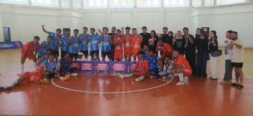 Cafe Kelana Bahagia menggelar turnamen futsal bertajuk Kelana Bahagia Cup I tahun 2026 (foto/afrizal)