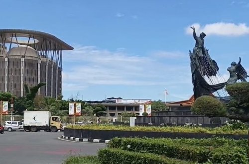 Kualitas udara Pekanbaru kembali sehat usai diguyur hujan deras (foto/ist)