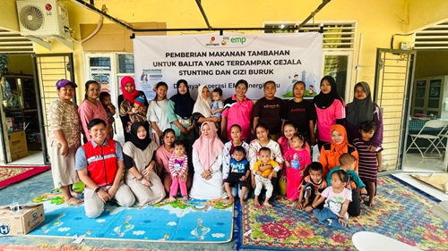 PT EMP Energi Riau membantu atasi stunting lewat program sosial berkelanjutan (foto/Andy)
