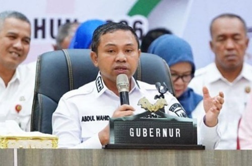 Gubernur Riau, Abdul Wahid terjaring OTT KPK.(foto: int)