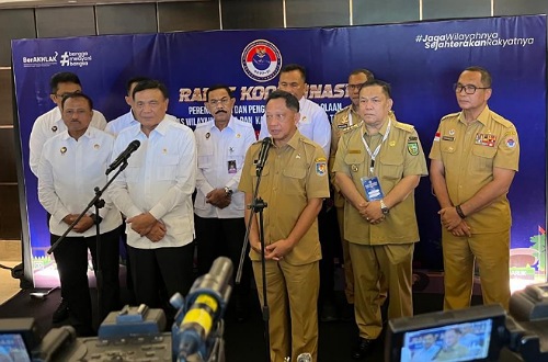 Plt Gubernur Riau, SF Hariyanto hadiri Rakorendal 2025.(foto: sri/halloriau.com)