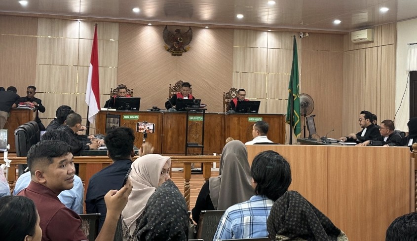 Sidang Abdul Wahid masuk tahap krusial (foto/Meri)