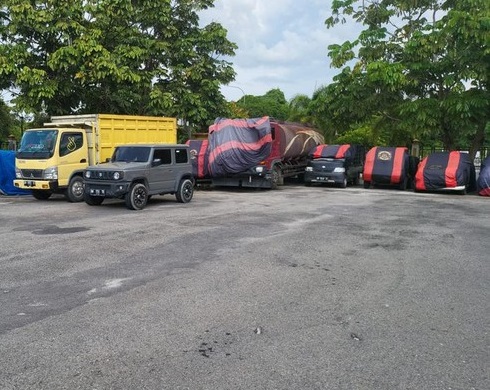 Aset Suparmin yang disita Kajari Siak. (Dok. Kajari Siak)
