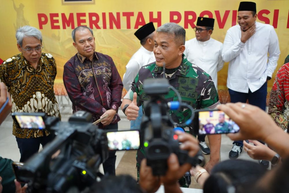 Mayjen Dody, di Gedung Daerah Balai Serindit, Pekanbaru (foto/MCR)