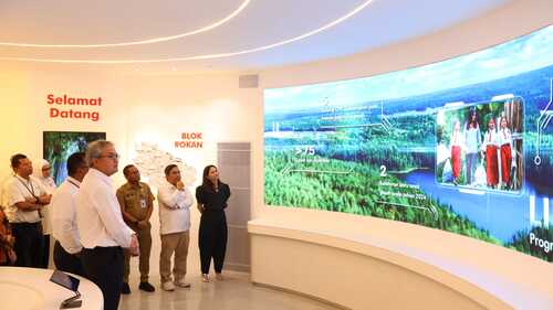 PT Pertamina Hulu Rokan (PHR) resmikan ruang edukasi Journey Room, setelah menjalani renovasi dengan konsep modern, Senin (28/7/2025). (Foto: Istimewa)
