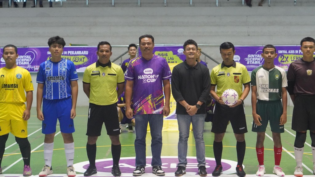 Liga Futsal antar pelajar SMA AXIS Nation Cup 2025 kembali digelar di Pekanbaru (foto/Yuni)