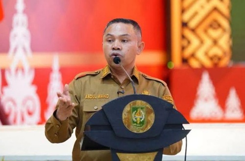 Gubernur Riau, Abdul Wahid.(foto: int)