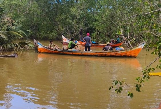 Diterkam buaya di Sungai Hujan, warga Kuala Patah Parang ditemukan meninggal (foto/int)