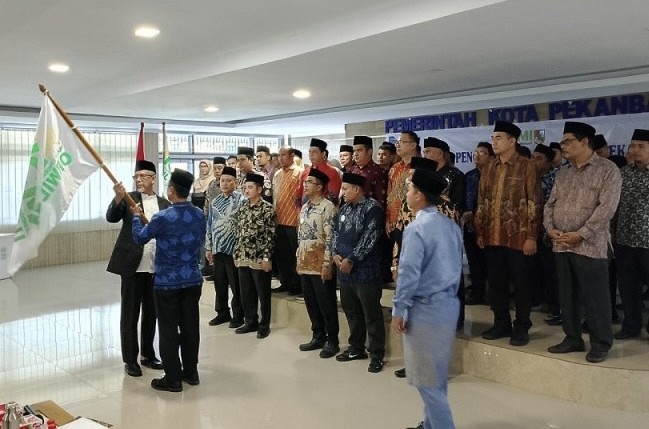 Wako Pekanbaru Agung ajak ICMI perkuat sinergi untuk pembangunan kota (foto/tata)