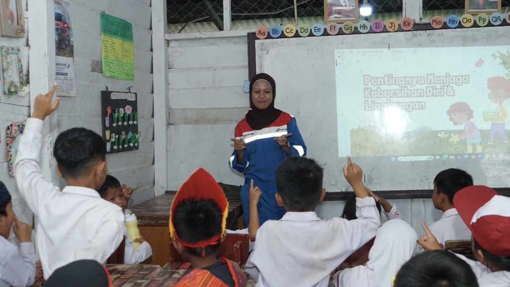 HUT Pertamina EP ke-20, Lirik Field tebar energi kebaikan lewat kelas berbagi (foto/Andy)