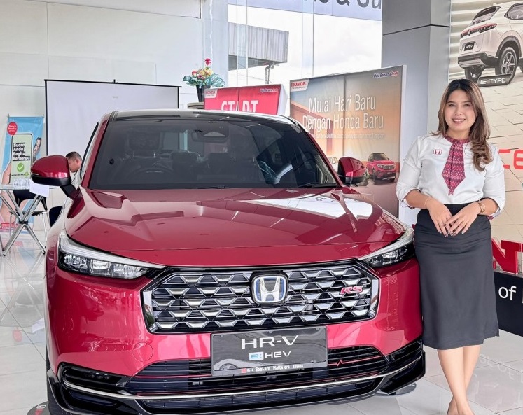 New Honda HR-V di showroom HSH, Pekanbaru. Foto Ist