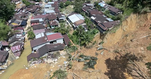 Kondisi pasca bencana di Sumatera.(foto: int)