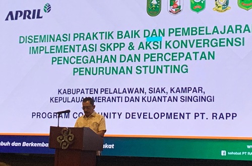 Stakeholder Relation Manager PT RAPP, Wijatmoko Rah Trisno.(foto: fitri/halloriau.com)