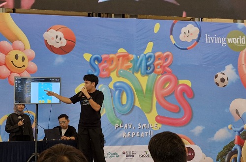 Kegiatan September Moves di Mal Living World Pekanbaru.(foto: fitri/halloriau.com)