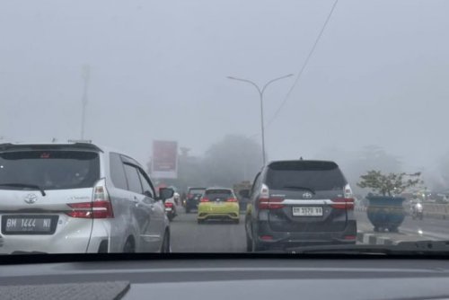 Ilustrasi kualitas udara Pekanbaru masih tidak sehat (foto/int)