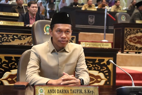 Anggota DPRD Riau daerah pemilihan (Dapil) Indragiri Hilir, Andi Darma Taufik (foto/Yuni)