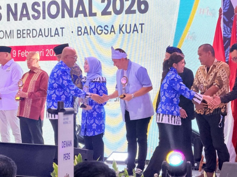 Wako Agung Nugroho meraih SIWO PWI Award 2026 (foto/ist)