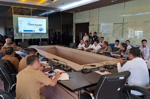 Pemkab Pelalawan gelar Rakor normalisasi sungai kerinci.(foto: andi/halloriau.com)