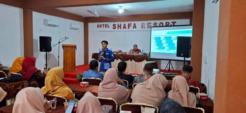 BPJS Kesehatan Dumai Sosialisasikan Layanan JKN Bagi Warga Tanjung Medang, Kabupaten Bengkalis. (Foto: Bambang)