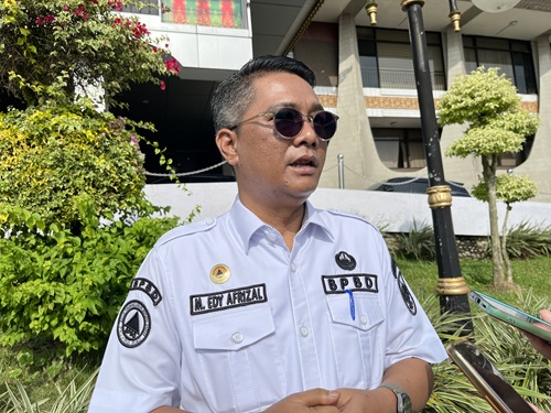 Kepala BPBD Damkar Riau, M Edy Afrizal (foto/Yuni)